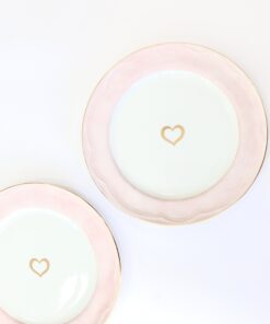 Prato de Sobremesa Corações