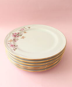 Conjunto de 6 Pratos de Sobremesa Chérie